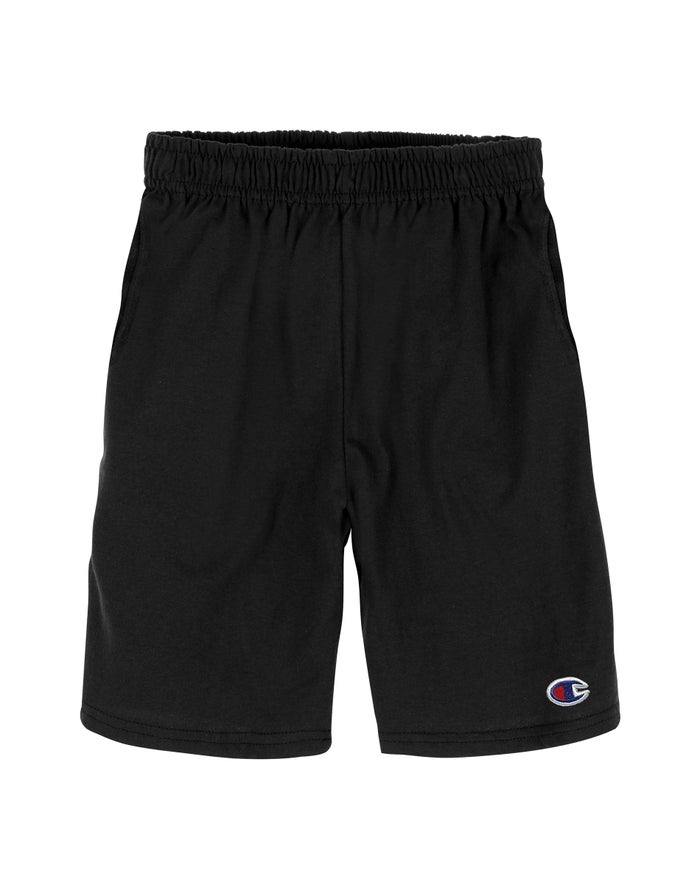 Champion Everyday Cotton With Pockets - Poikien Mustat Shortsit - Suomi 0926547-WC